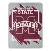 MISSISSIPPI ST OFFICIAL NCAA "Halftone" Micro Raschel Throw Blanket; 46" x 60"