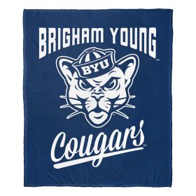 BYU OFFICIAL NCAA "Alumni" Silk Touch Throw Blanket; 50" x 60"