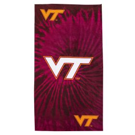 Virginia Tech Psychedelic Beach Towel