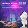 Astronaut Projector Galaxy Starry Sky Night Light with Timer and Remote, Gift for Kids Children,White