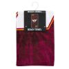 Virginia Tech Psychedelic Beach Towel