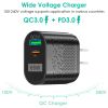 65W Type C Fast Wall Charger PD QC3.0 Adapter Fit for IOS Phone 14 13 12 11 Samsung S22 S21 Switch MacBook iPad