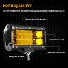 Led Light Bar 4PCS 5 Inch 72W Led Work Lights Spot Flood Beam Off Road Pod Lights Yellow Driving Fog Light Lamps or Trucks ATV UTV Polaris Jeep Boat