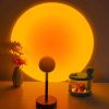 Sunset Lamp, Projector Sunset Light 10W LED Projection Night Light 180 Degree Rotation Romantic Rainbow Light USB Charging for Photography Party Home