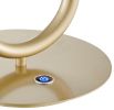 Led Single Clip Table Lamp Dimmer: 3 way Touch, Sandy Gold