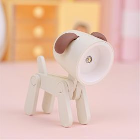 Mini Cute Animal Pet Dogs Deer Designer Led Night Light Table Lamp Kids Toys Gift For Birthday/Easter/Boy/Girlfriends (Items: Dog, Color: Beige)