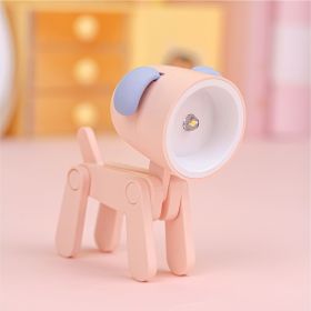 Mini Cute Animal Pet Dogs Deer Designer Led Night Light Table Lamp Kids Toys Gift For Birthday/Easter/Boy/Girlfriends (Items: Dog, Color: Pink)