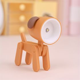 Mini Cute Animal Pet Dogs Deer Designer Led Night Light Table Lamp Kids Toys Gift For Birthday/Easter/Boy/Girlfriends (Items: Dog, Color: Orange)