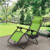 Outdoor Chaise Lounge Chair with Cup Holder