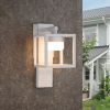 Inowel Wall Sconce Replaceable GX53 LED Bulb Porch Light 6.5W Modern Waterproof Wall Lamps 650 Lumen 3000k Warm White 36513