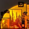 USB Sunset Lamp Sunset Projector Mood Light Living Room Bedroom Night Light Room Decor Bar Atmosphere Photography Background