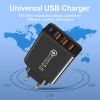 New fast charging US Standard Euro Standard Charger 3USB+ Type-C mobile phone travel charger universal adapter