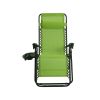 Outdoor Chaise Lounge Chair with Cup Holder